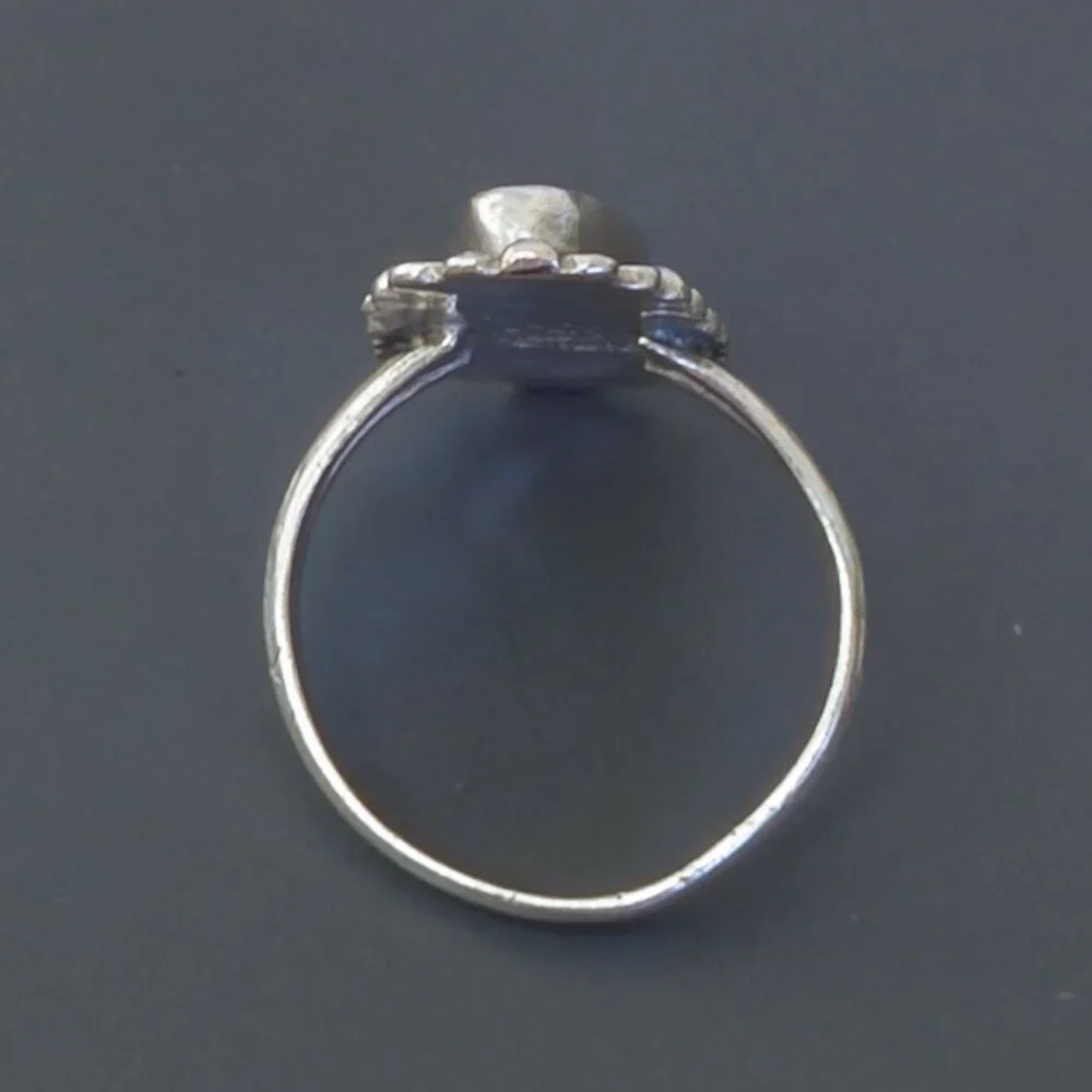 Sterling Silver Abalone Ring – Size 5.25